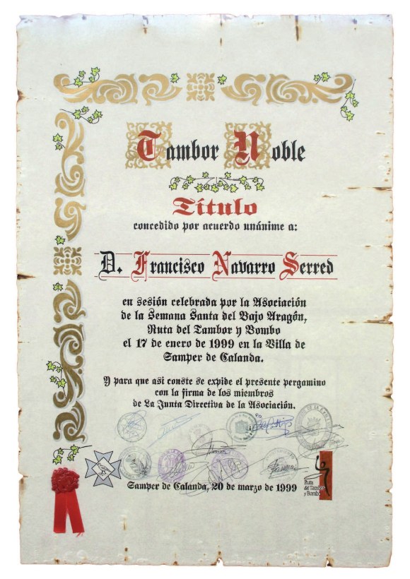 Tambor Noble Francisco Navarro