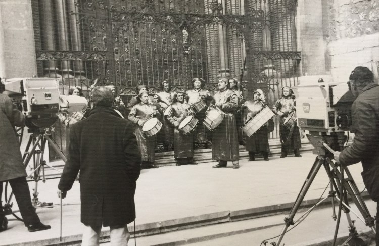 Cudarilla de Tomás Gascón en un viaje a Teruel para RTVE
