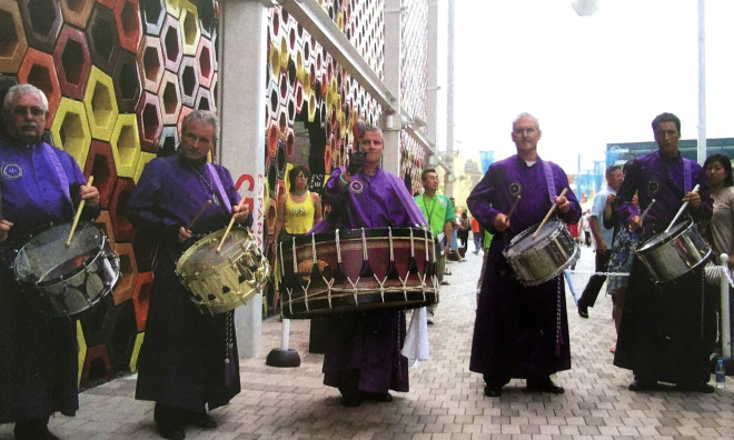Tambores de Calanda en Expo Aichi Japón