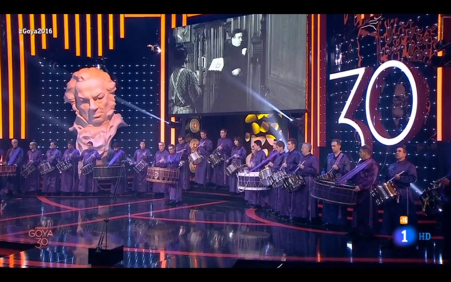 Tambores y Bombos de Calanda en los Goya