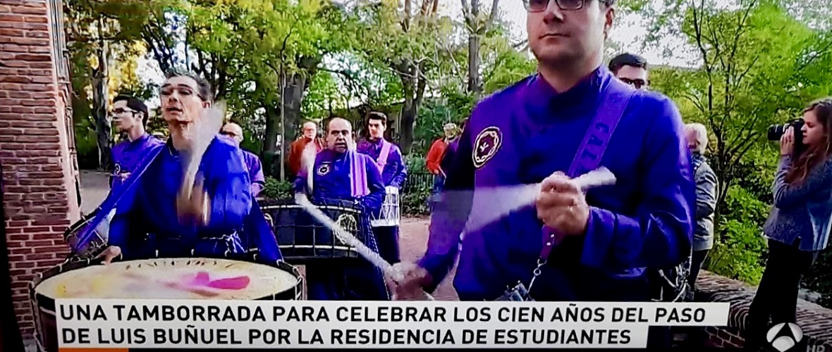 calandanazareno - RTVE tambores de Calanda en la REsidencia de Estudiantes 2017