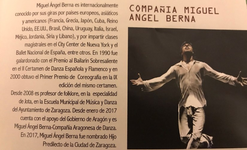 Compañía de Miguel Angel Berna (información del programa de mano de "Buñuel del Deseo")