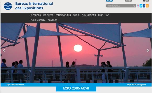 Web Oficial expo Aichi 2005