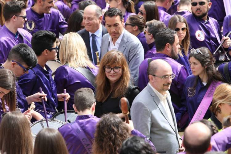 Isabel Coixet y Javier Lambán - Rompida de la hora 2017 (Foto Heraldo de Aragón)