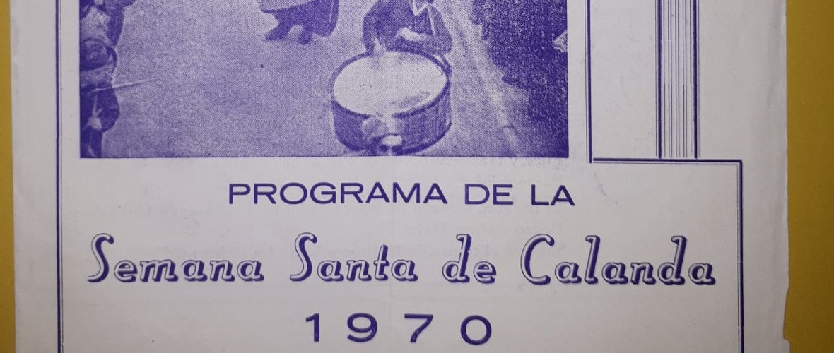 calandanazareno - Programa de la Semana Santa de Calanda 1970