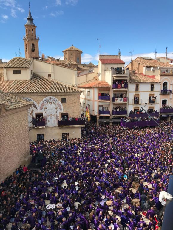 Romper la Hora Plaza España - Semana Santa Calanda 2018