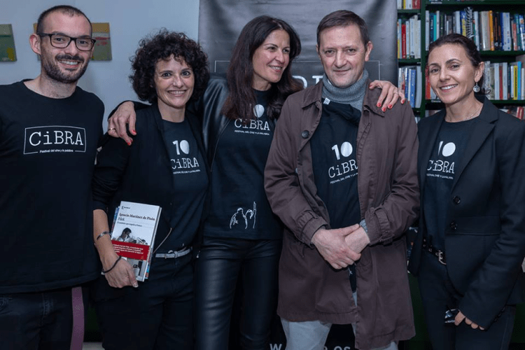 Sonia Asencio con Ignacio Martínez de Pisón - CIBRA 2018