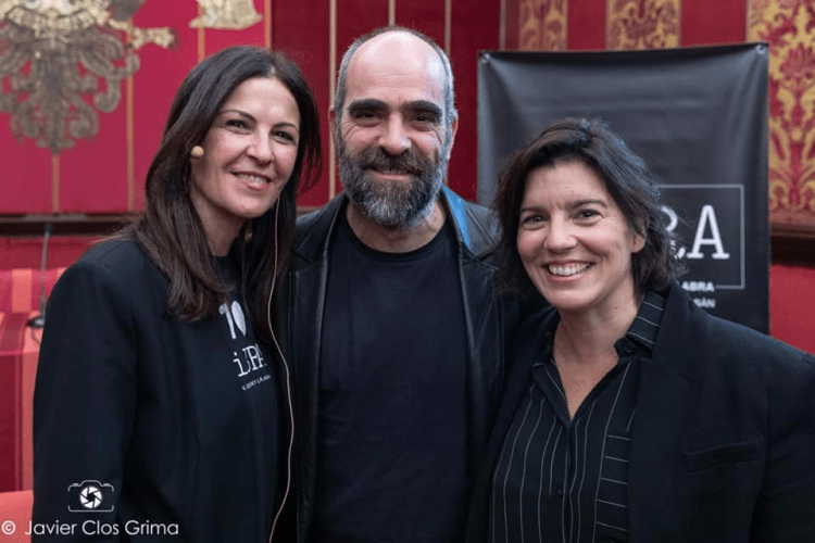 Sonia Asensio con Luis Tosar - CIBRA 2018