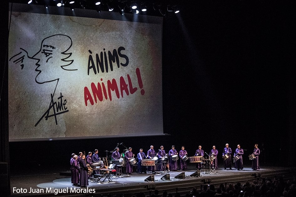 Tambores de Calanda - Animo Animal - Barcelona 02-02-2019 (foto de Juan Miguel Morales)