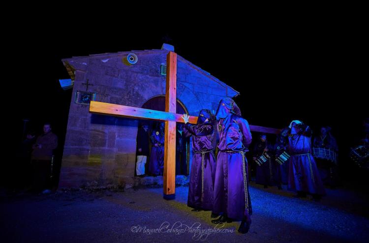 Vía Crucís al Calvario - Semana Santa Calanda 2018 (Foto de Manuel Cobano)