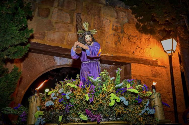 Vía Crucis Semana Santa de Calanda 2018 (Foto de Manuel Cobano)