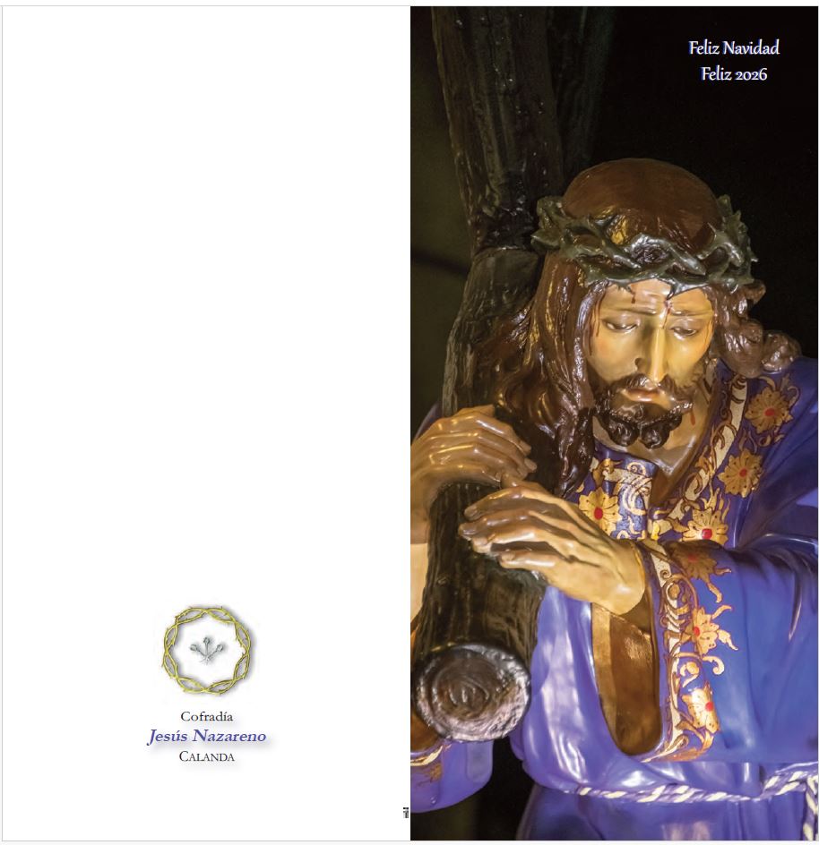 Postal Navidad 2025 Cofradía Jesús Nazareno de Calanda